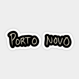 Porto Novo Sticker